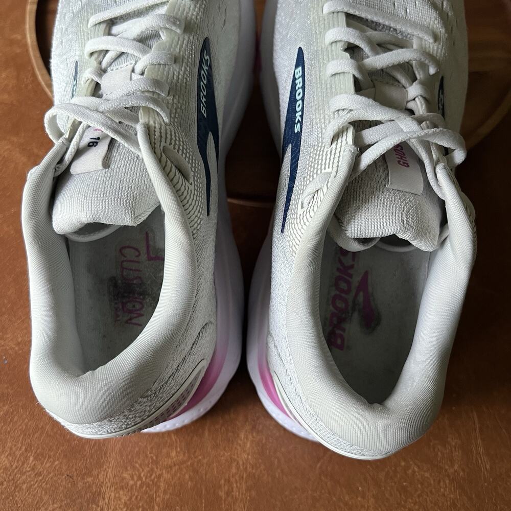 Brooks Ghost 16 Women's 9.5 D Gray Purple Neutral Cushion Running Shoes Sneakers - Picture 14 of 16